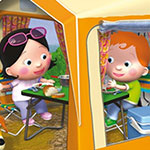 Partez sur la route de l'imagination avec l'app 'P'tit Garcon - Le camping-car d'Oscar' sur mobiles (iPhone, iPodT, iPad, Mobiles)