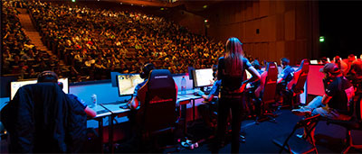 Developpement des competitions de jeux video