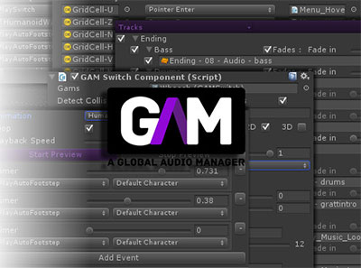 GAM Production Pack 1.1 le plugin son pour Unity est dispo