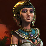 Cleopatre a la tete des gyptiens dans Civilization VI (PC)