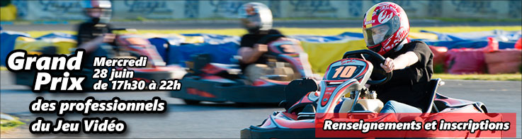 Grand prix de Karting des professionnels du jeu video