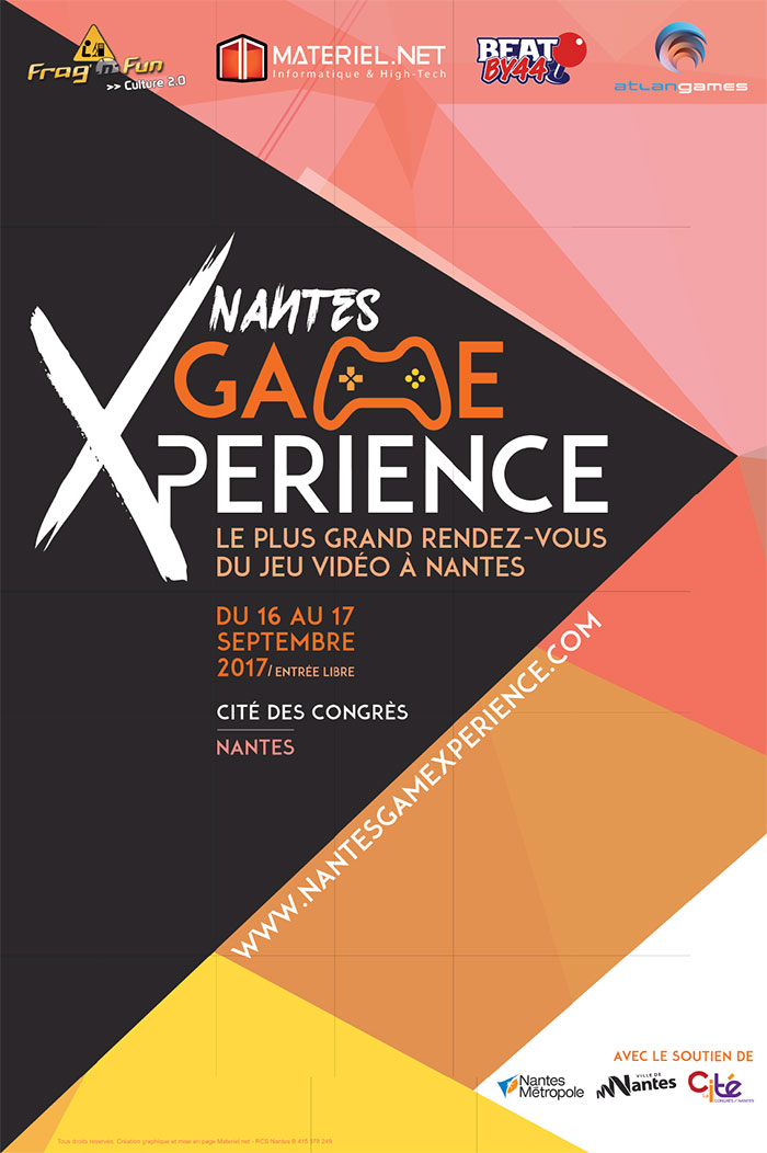 Nantes Game Xperience : le RDV du jeu vidéo les 16-17 sept.