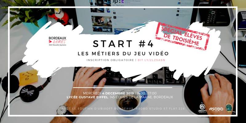 Découvrir les métiers du jeu vidéo avec Bordeaux Games
