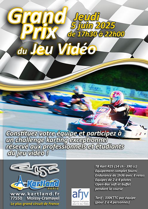 Grand Prix de Karting 2025 des professionnels du Jeu Vidéo